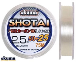 Okuma Shotai Fluorocarbon 75 mt 0,148 mm Misina
